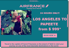 Air France LAX-PPT $999 May15