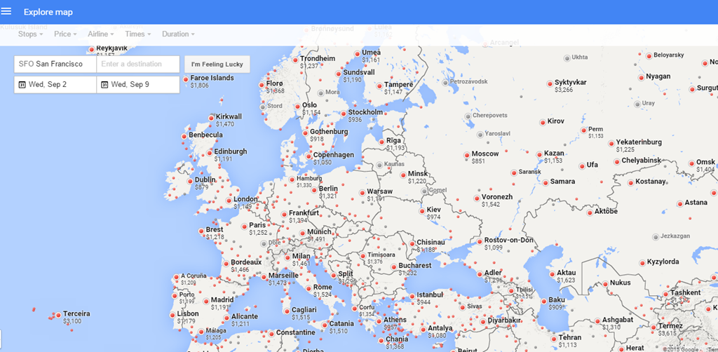 Using Google Flights to find low international airfare deals Loyalty