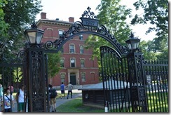 Harvard yard gate