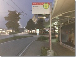 Salzburg airport bus stop2