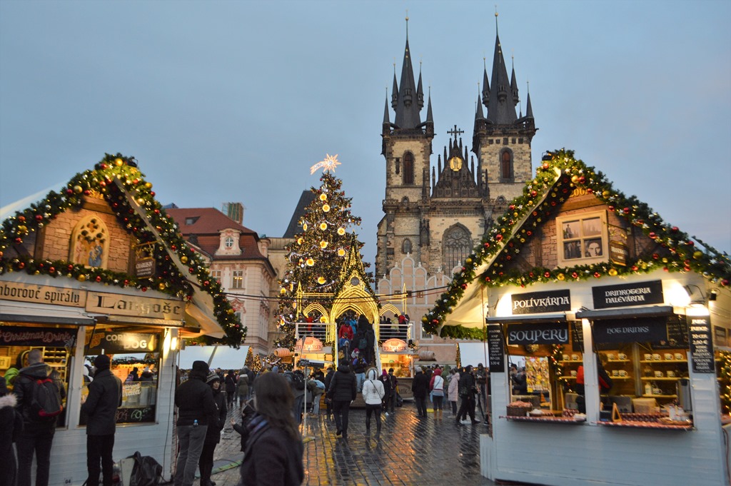 Prague Old Town Square Christmas Market Loyalty Traveler
