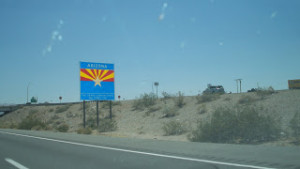 Arizona welcome sign