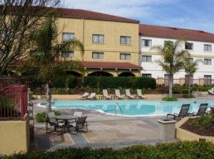 Doubletree Sonoma pool, Rohnert Park, California