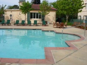 Hyatt Vineyard Creek pool, Santa Rosa, California