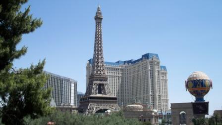 Paris Skyline Las Vegas Strip