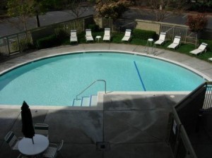 Marriott Courtyard Pool, Santa Rosa, California