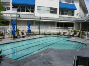 Sheraton Petaluma pool, Petaluma, California