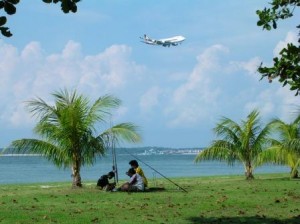 Fishing Changi Beach Singapore