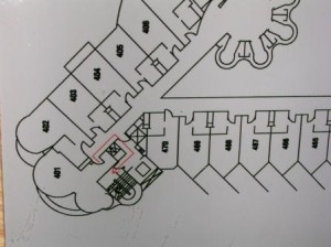 Le Meridien Changi Village Hotel, floor map Room 401