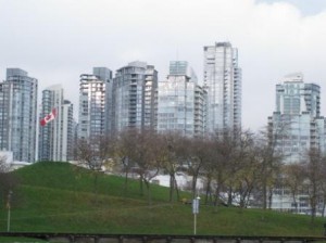 Vancouver Apartment Building Glass Towers