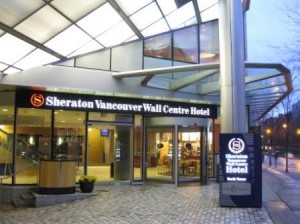 Vancouver Sheraton Wall Centre North Tower Entrance