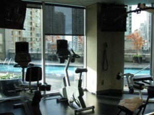 Vancouver Westin Grand workout room