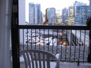 Vancouver Westin Bayshore balcony