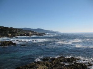 Pebble Beach Cypress Point looking south to Point Sur