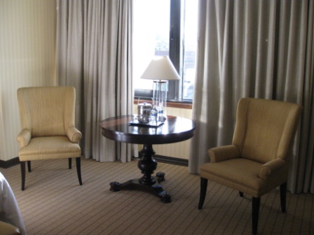 Sheraton Denver West guest room chairs