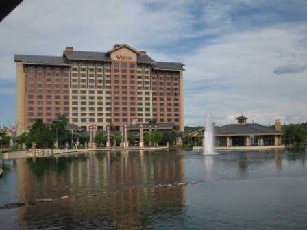 Westin Westminster viewed from Bender's Sports Bar