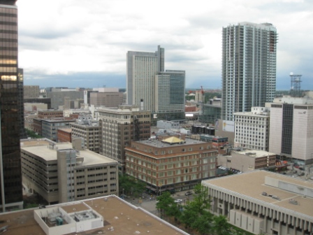 Westin Tabor Center view southwest room 1816