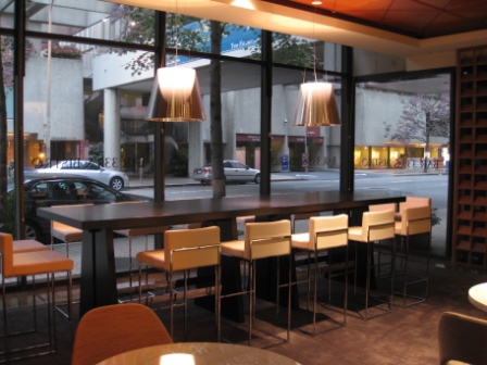 Le Meridien San Francisco lobby view to Battery Street