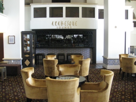 Loews lake Las Vegas Resort Arabesque Lounge in lobby