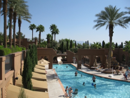 Loews Lake Las Vegas Resort lower activity pool and slide