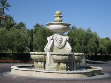 Ritz-Carlton Lake Las Vegas Fountain at Entrance