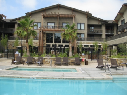 Westin Verasa Napa pool courtyard