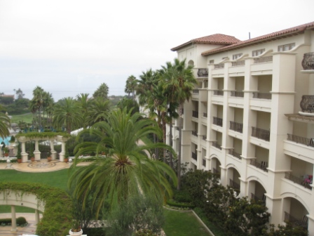 Terrace public balcony view of north wing