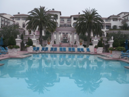 Ocean Pool reflects resort symmetry