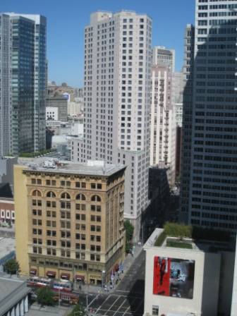 W San Francisco view of Westin Market Street (center) and Four Seasons (left)