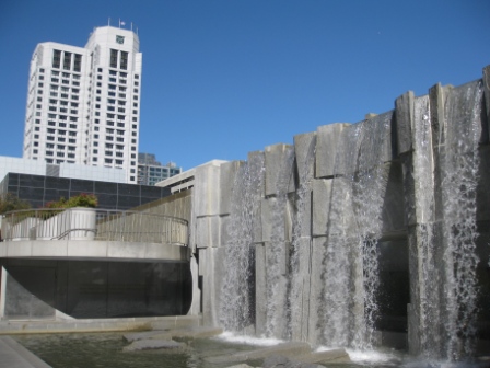 W San Francisco seen from Yerba Buena Gardens