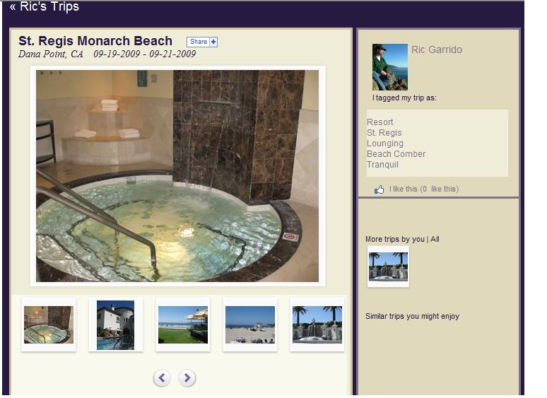 Ric's SPG TripShare for St. Regis Monarch Beach