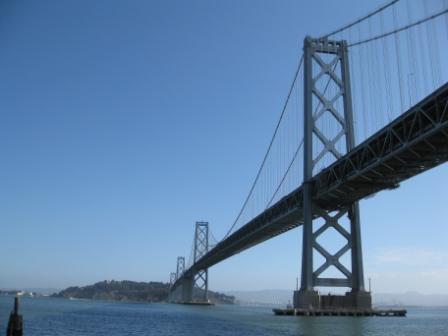 Bay Bridge view from San Francisco Embarcadero