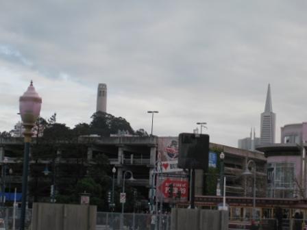 View south from Fisherman's Wharf to Financial District