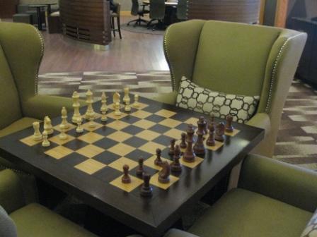Chess table, Sheraton Denver Downtown