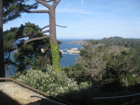 View of Point Lobos from outside Point Lobos Suite, Hyatt Highlands Inn