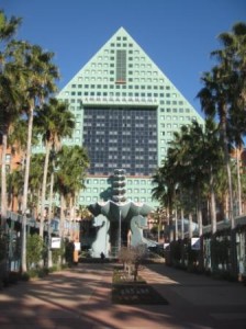 a building with a triangular roof