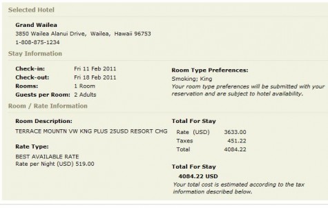 a close-up of a hotel receipt