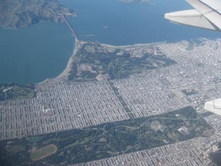 Golden Gate Bridge, Presidio, and Golden Gate Park view