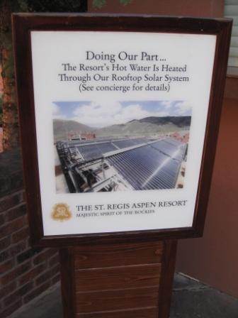 a sign with a picture of a solar panel
