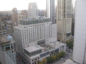 high angle view of a city