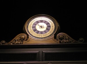 a clock on top of a building