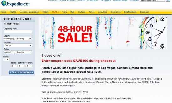 a screenshot of a hotel advertisement