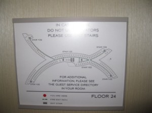 a sign on a wall
