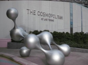 a sculpture outside of a building