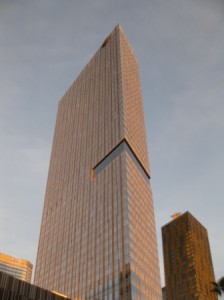 a tall building with a window
