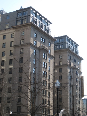 a tall building with many windows