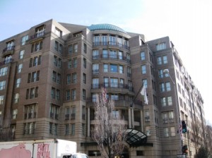 a building with many windows