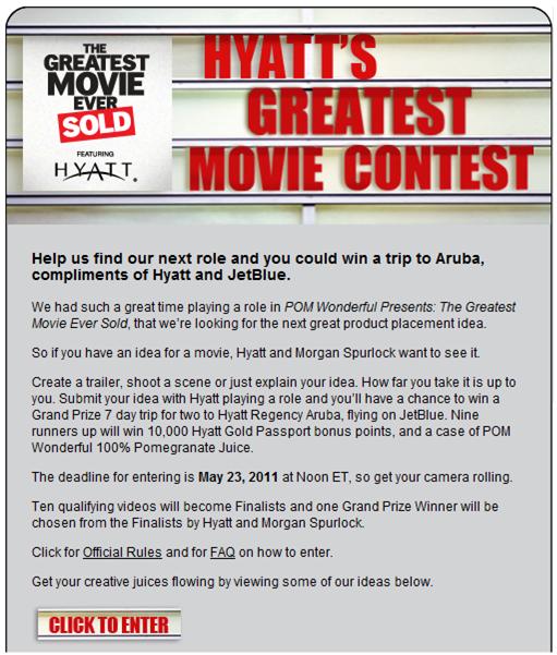 a advertisement for a movie contest