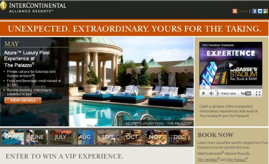 a screenshot of a hotel website