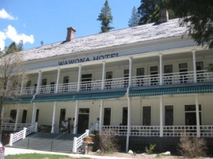 a large white building with white railings